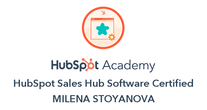 MS - HubSpot Sales Hub Software Certification