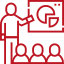 Sales Training Red Icon