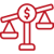 Scaling Fast Red Icon